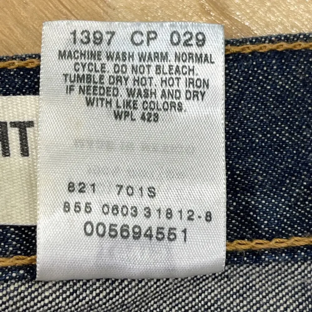 Y2K Levi's 559 Loose Fit Straight Jeans Men's Size 36x32 Vintage Skater Grunge